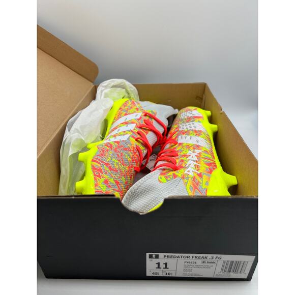 adidas Predator Freak .3 FG Soccer Cleats Men FY6531 Size 11 New - Picture 2 of 12